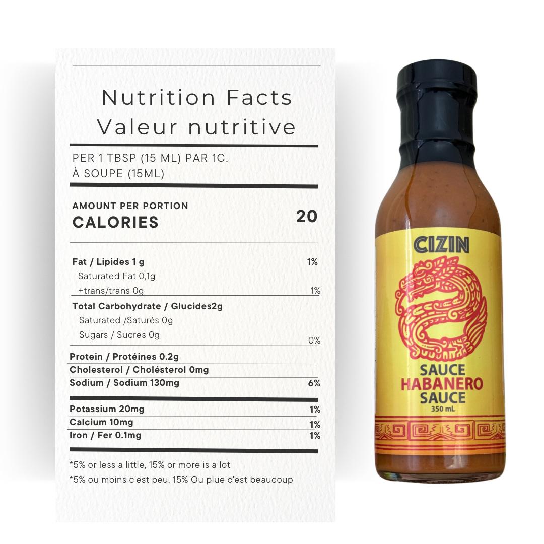 Cizin Sauce Red Habanero Hot Sauce