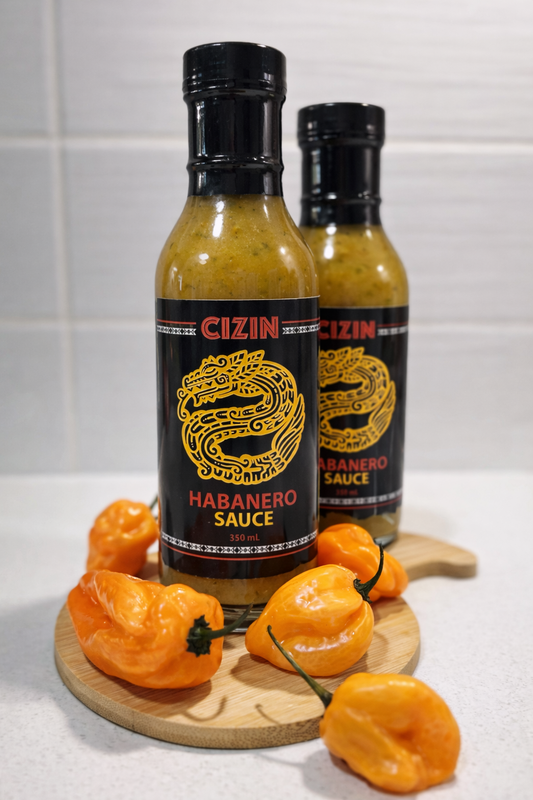 Cizin Sauce Green Habanero Hot Sauce